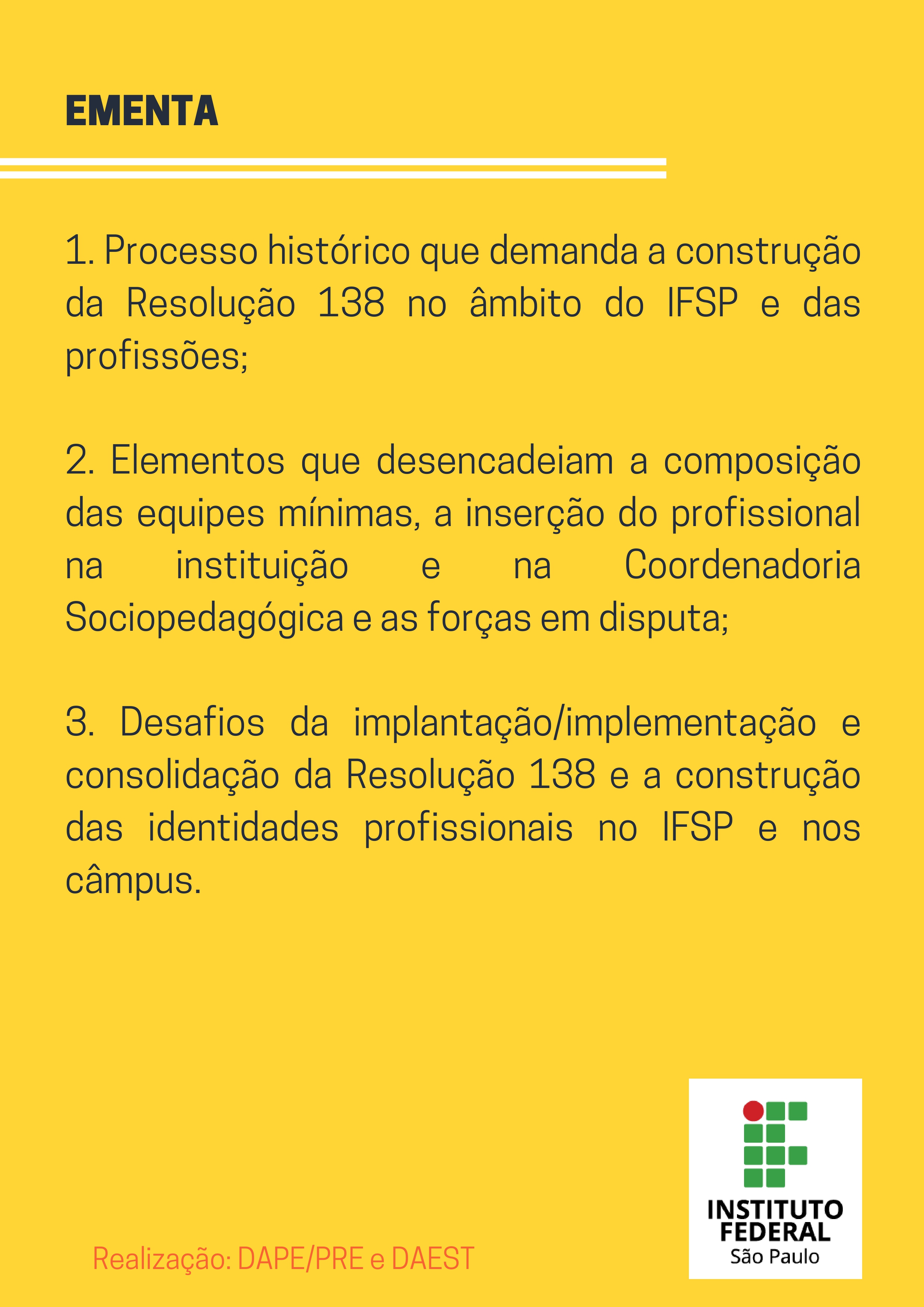 IFSP - Profissões