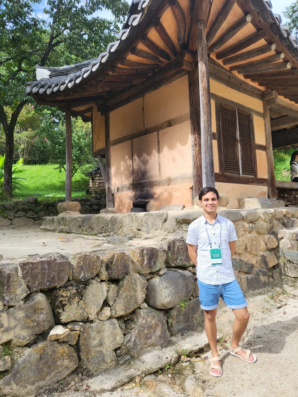 William durante viagem à Coreia do Sul