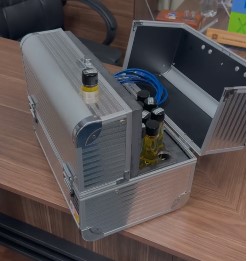 Tecnologia pode ser utilizada em equipamento portátil ou em linha de produção Tecnologia pode ser utilizada em equipamento portátil ou em linha de produção