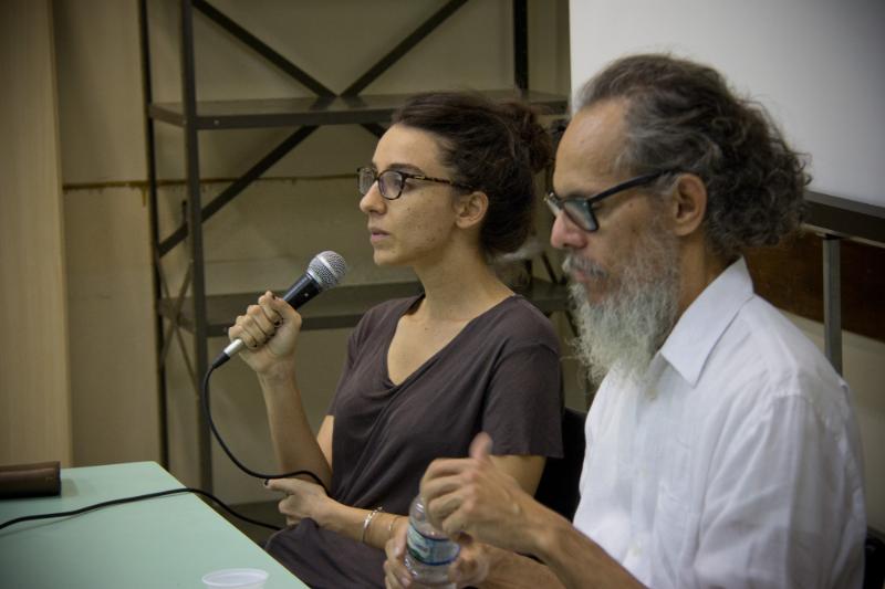 Cineasta Clara Ianni e Professor Amauri Brito